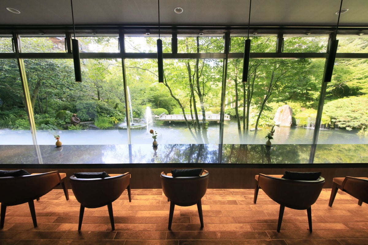 【賀茂川荘】ロビーからの景色