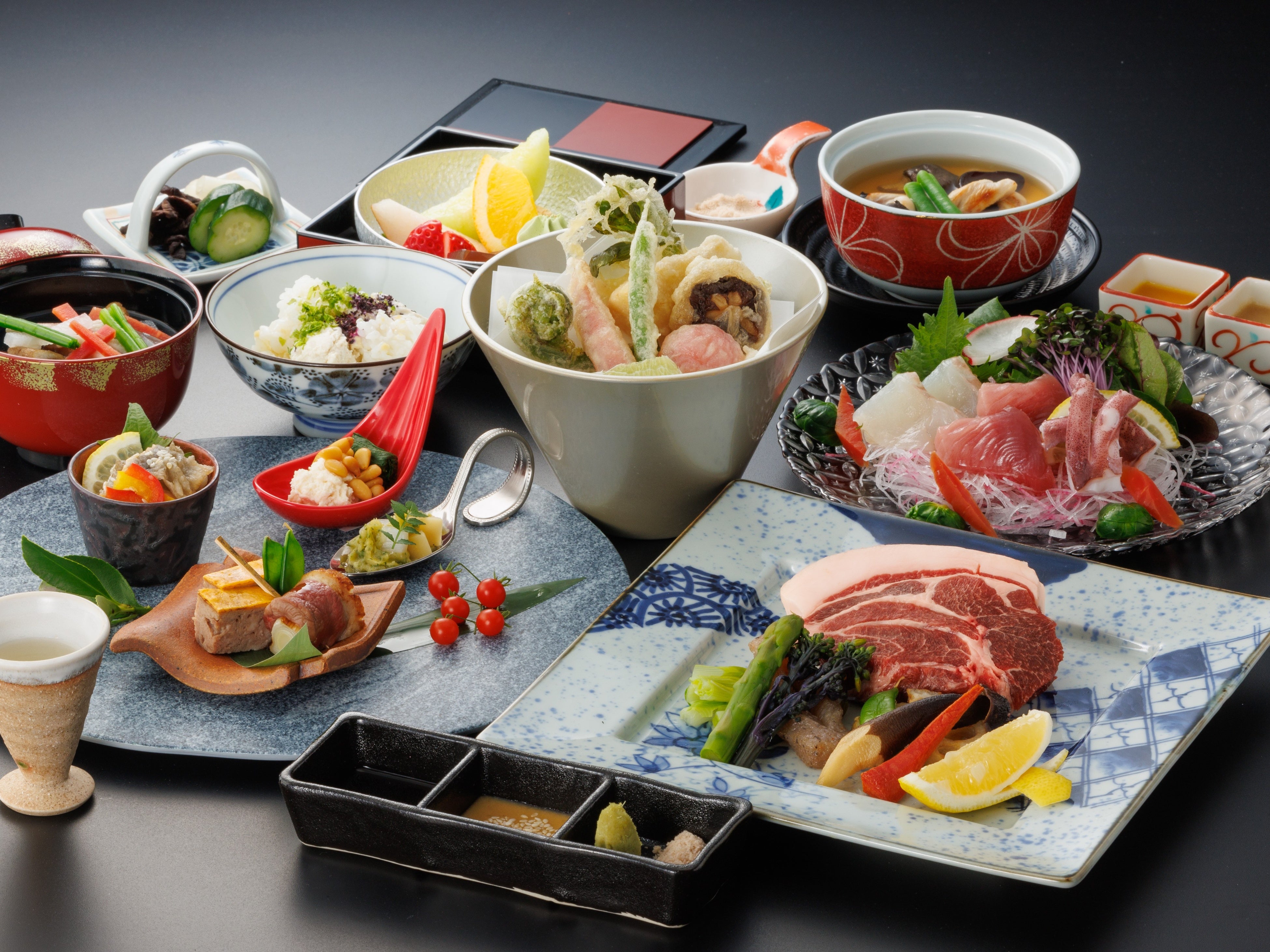 【ゆとりろ津和野】津和野の旬の食材を味わう創作和食会席※イメージ