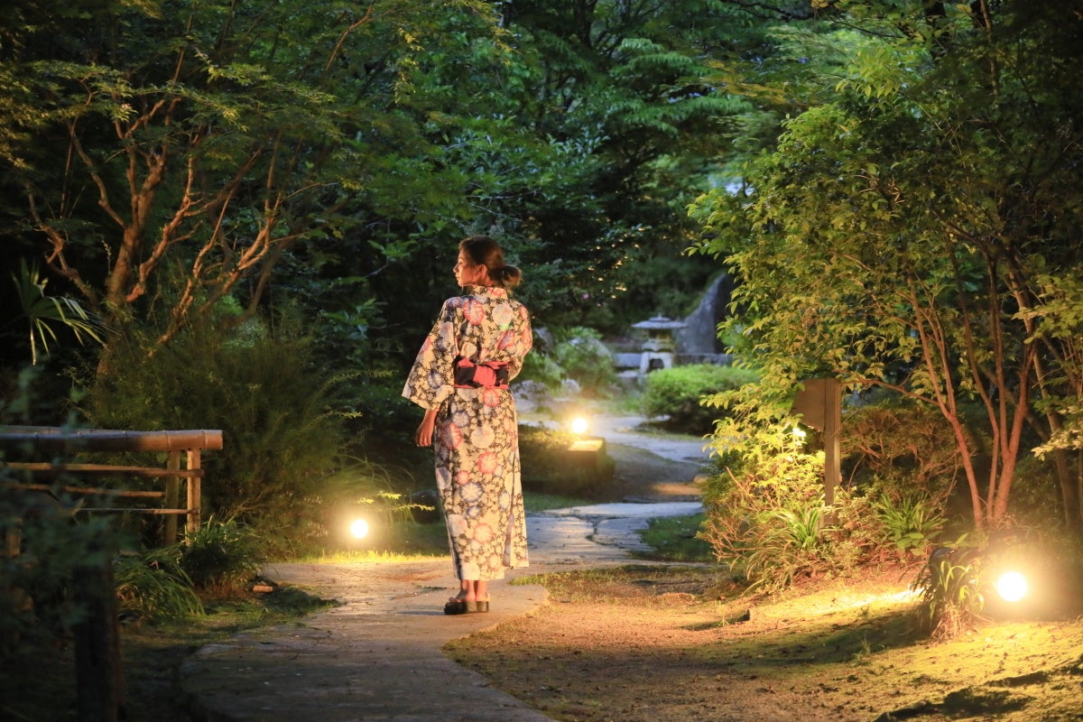 夜風を感じながらの散策