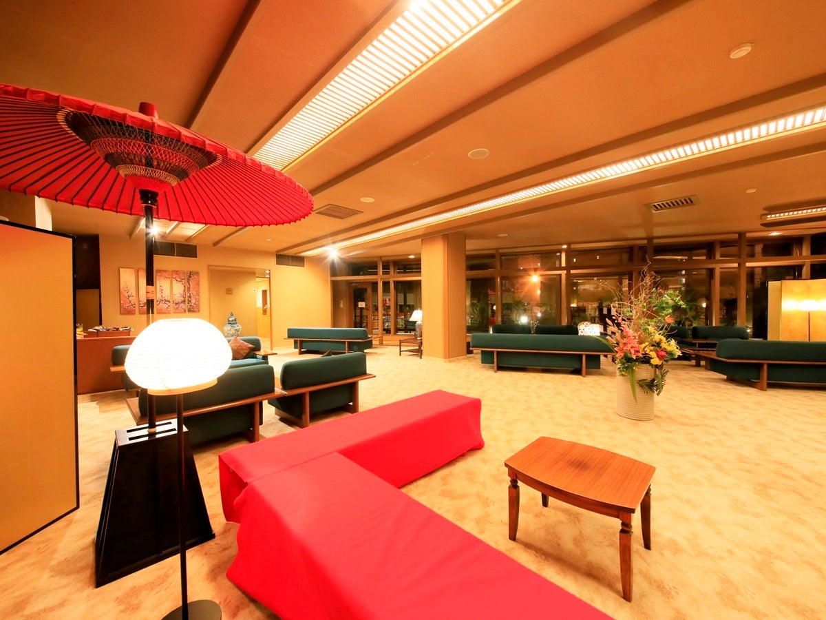 開放感のあるロビー