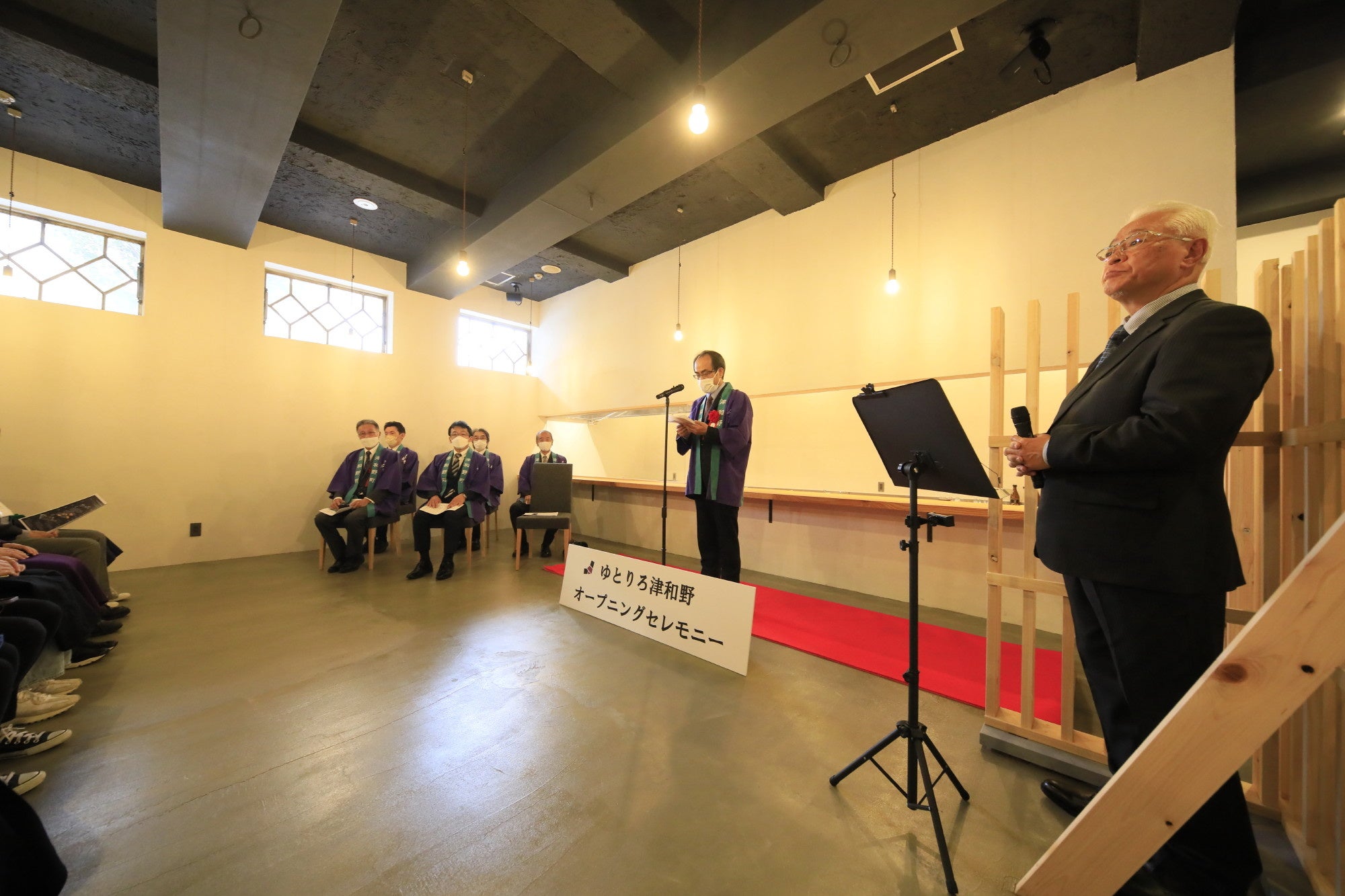 セレモニー挨拶の様子