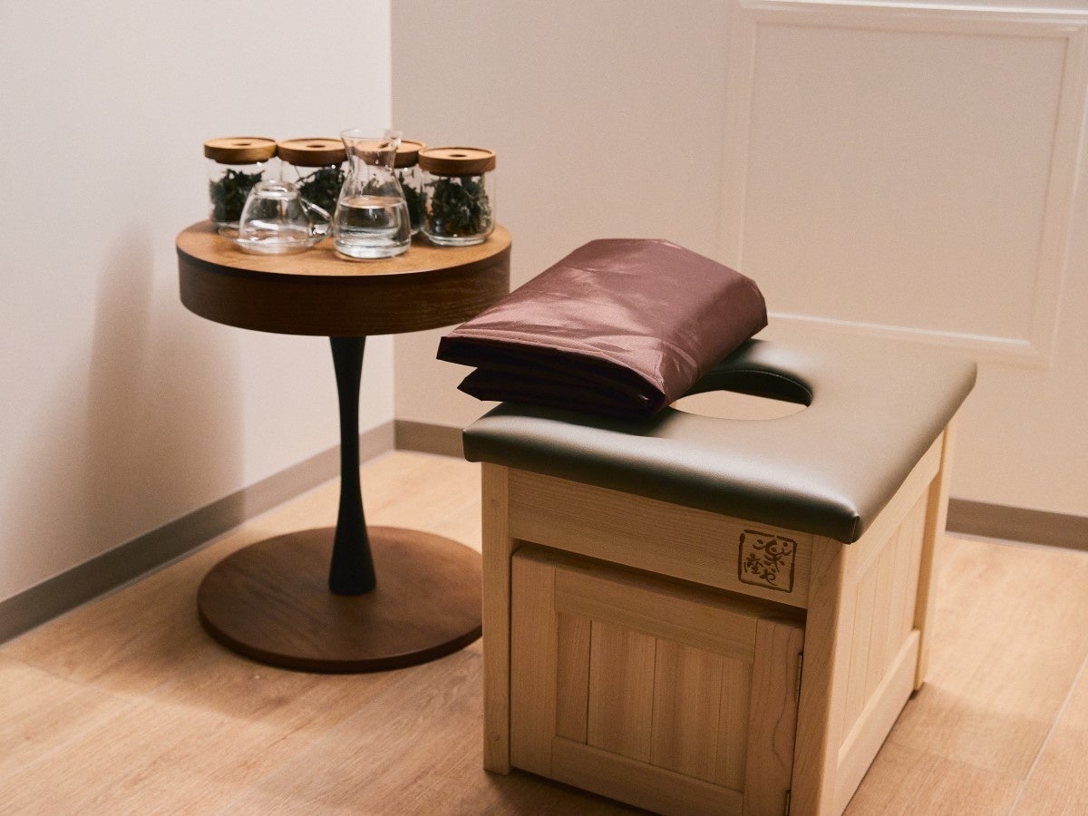 気軽に体験できるよもぎ蒸し（フォートリート草津）