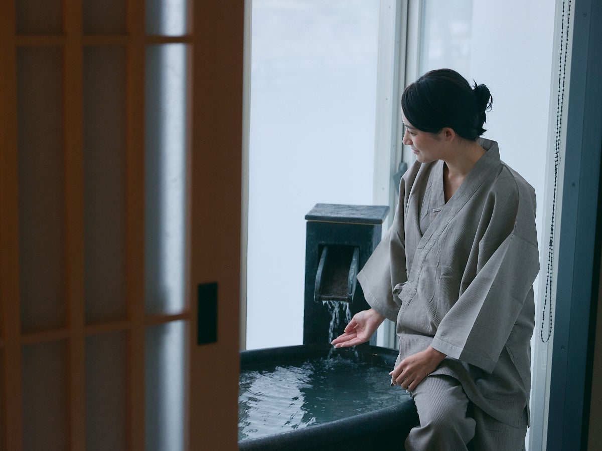 お部屋でも温泉をお愉しみいただける