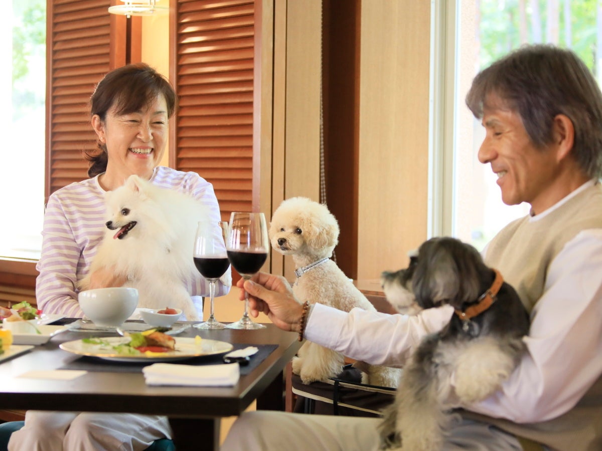 【ゆとりろ蓼科ホテル with DOGS】レストランはわんちゃんの同伴が可能です