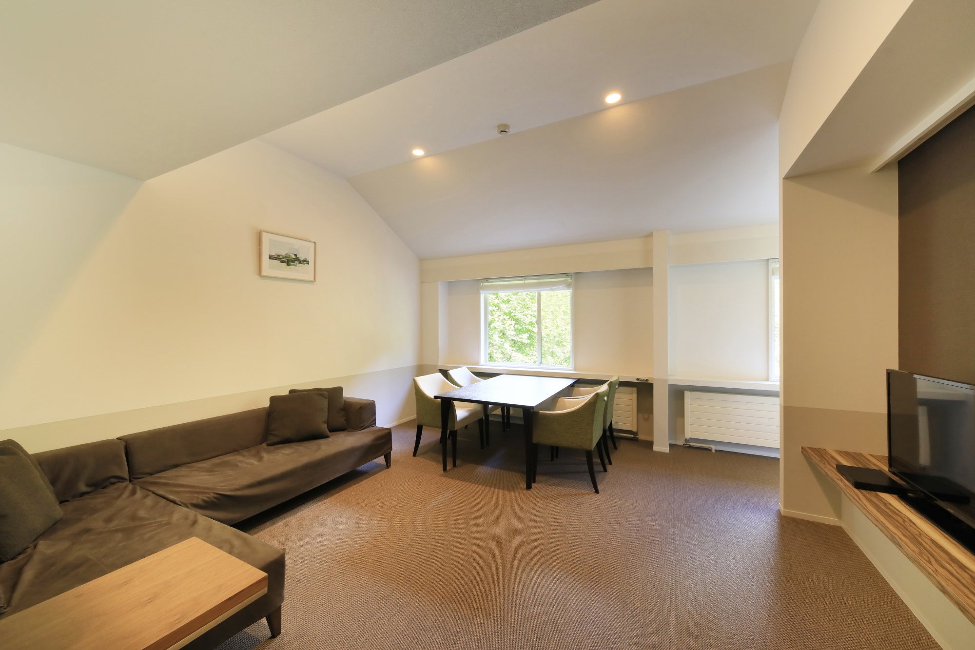 ベッドルームが分かれているデラックスツイン