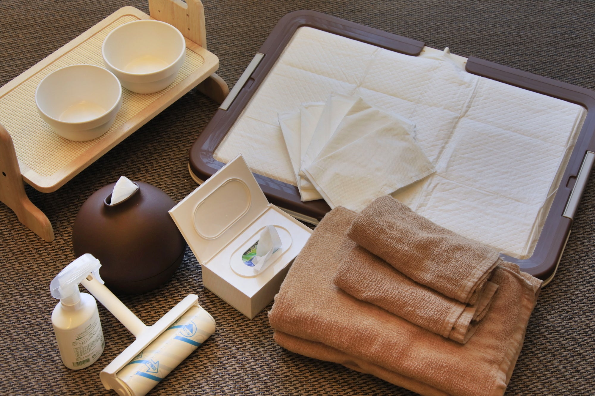基本のセットは客室備品でご用意