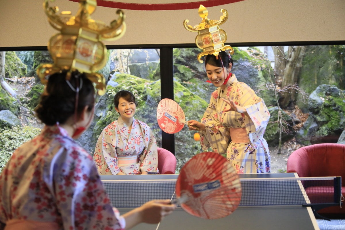 卓球で思い出つくり