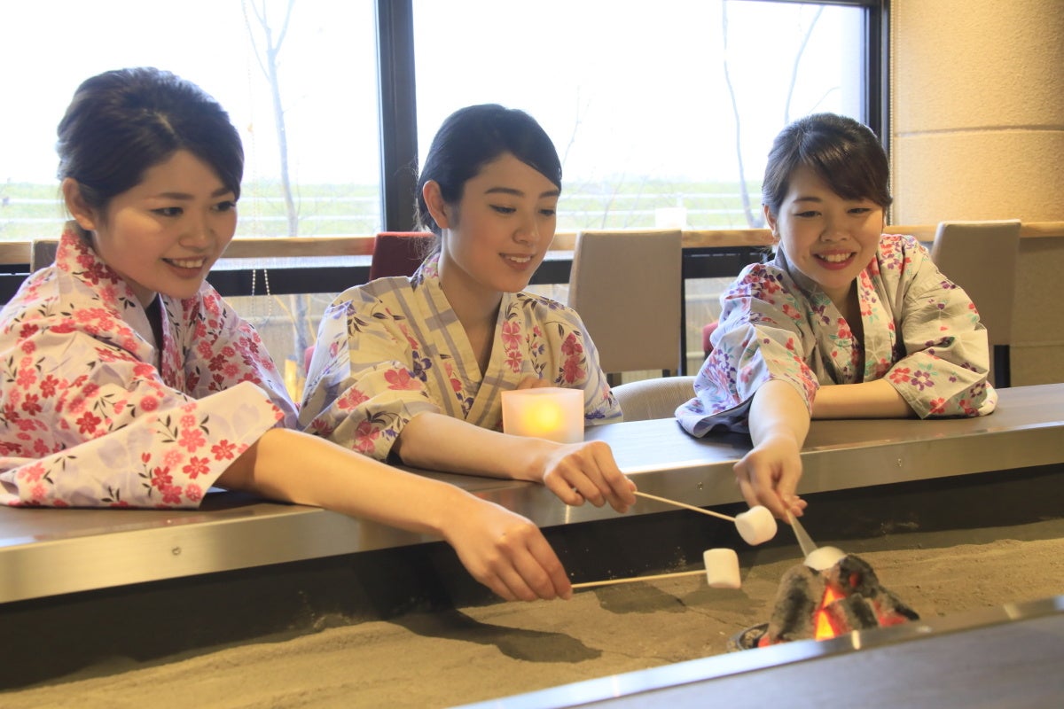 IRORIで焼きマシュマロ体験