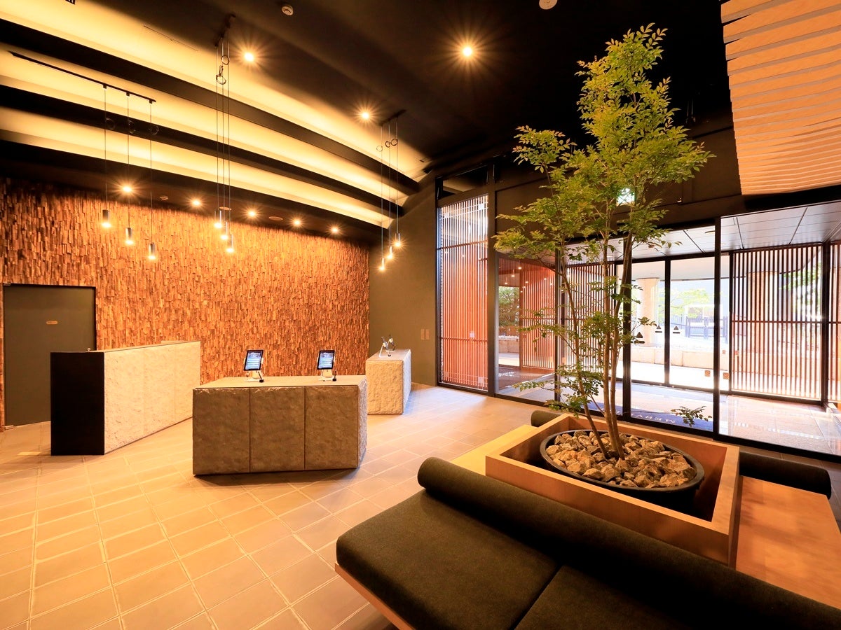 【メルヴェール箱根強羅】強羅の石や岩をイメージした館内