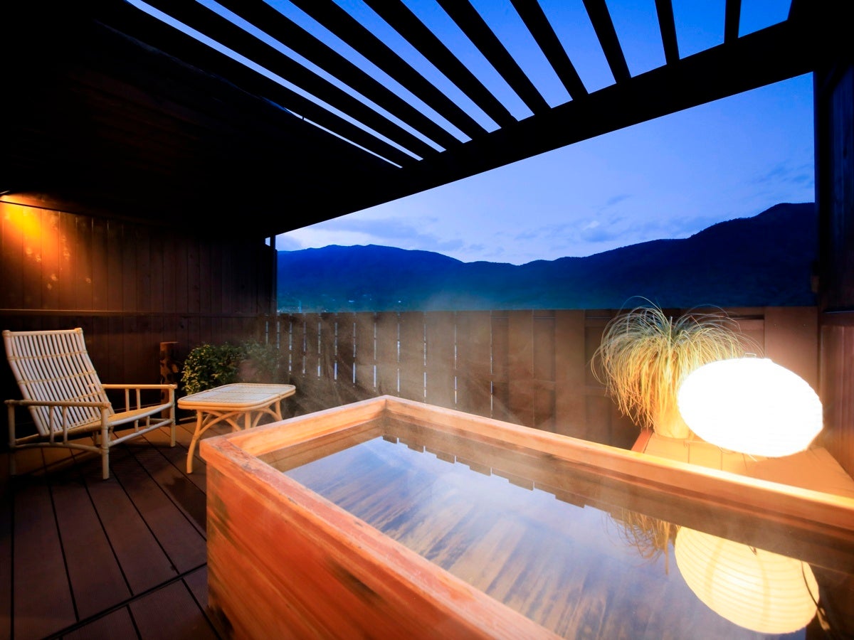 【天翠茶寮】本館/貸切露天風呂