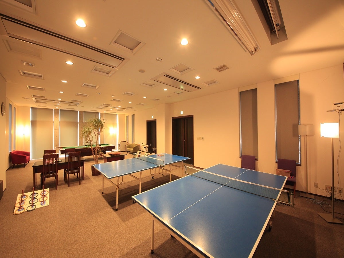 卓球やビリヤードもお愉しみください