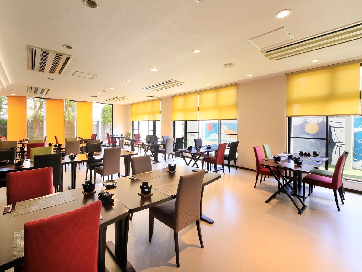 開放感のあるレストラン