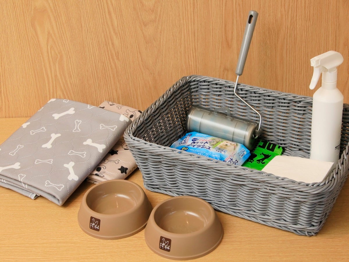 ワンちゃん用のアメニティや備品も充実