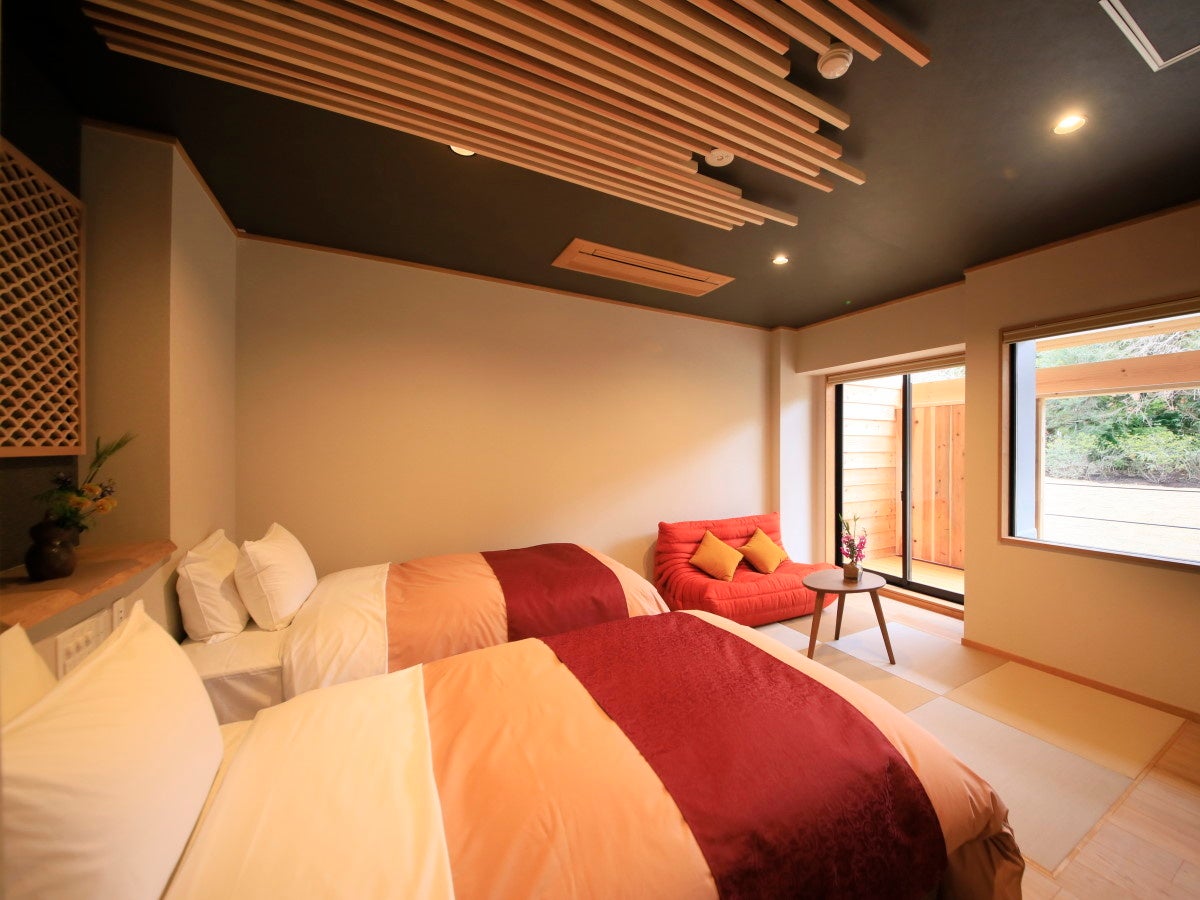 別館は全室温泉半露天風呂付（箱根風雅）