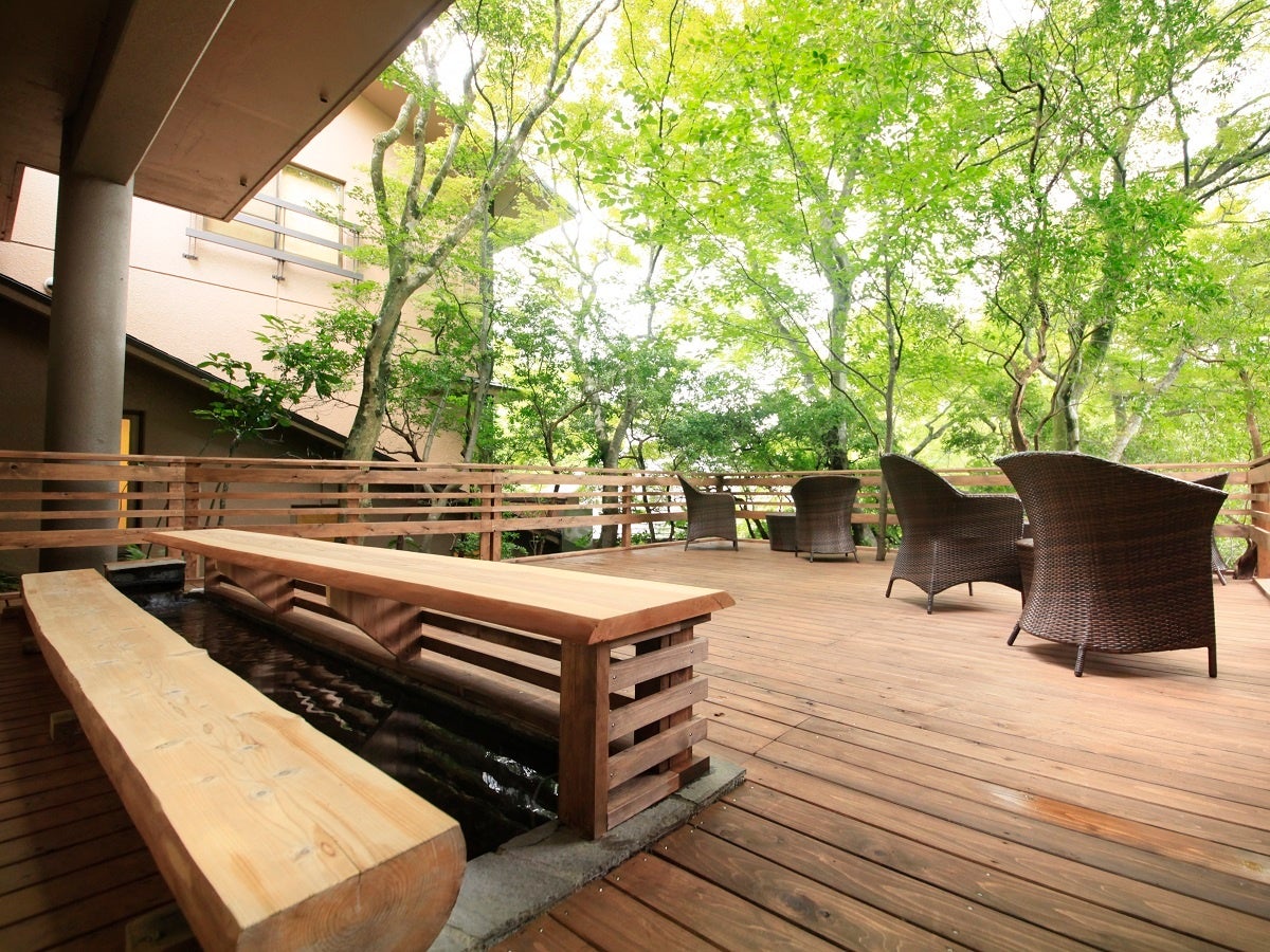 足湯テラス（ゆとりろ庵）