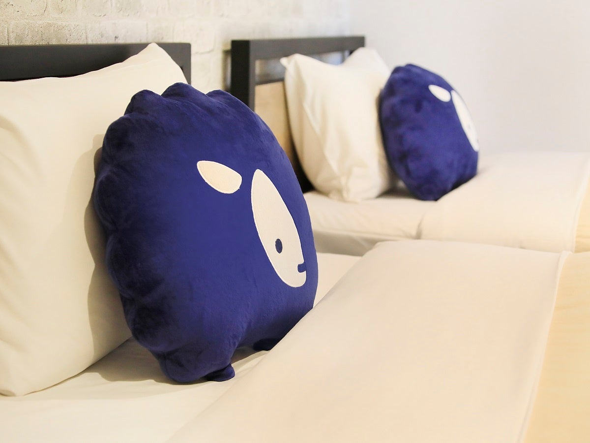 お部屋にも羊のキャラクターが