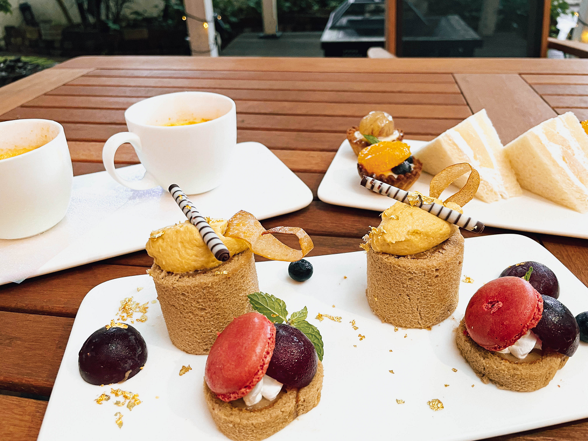 秋のアフタヌーンティー※一例