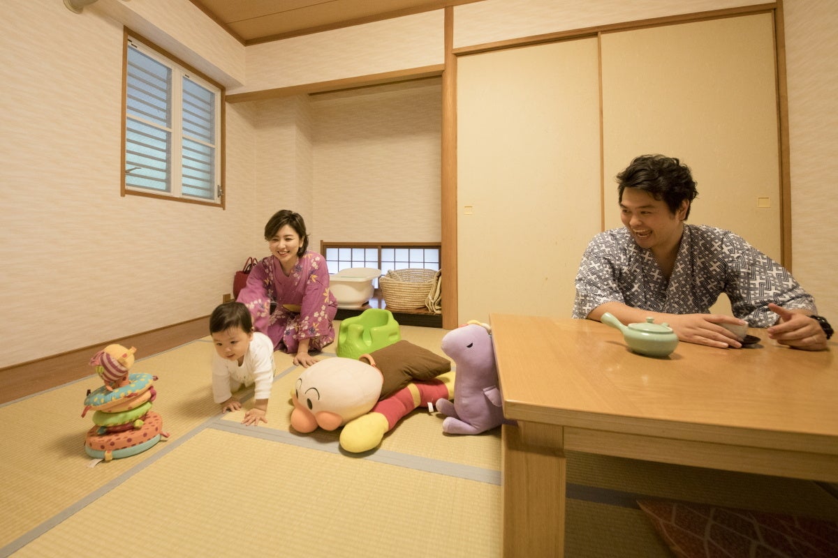 ベビー専用ルームでお子様も安心