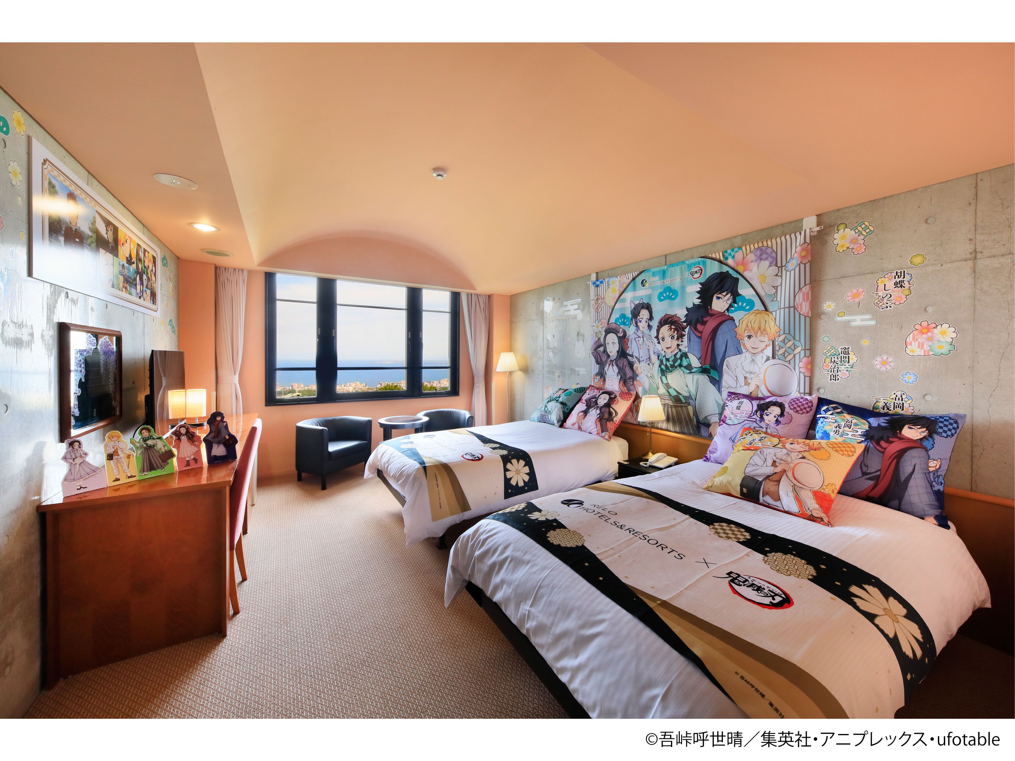 鬼滅の刃 リロホテルズ＆リゾーツ コラボ 宿泊者限定　缶バッジ　コンプリート アニメ「鬼滅の刃」とコラボキャンペーン開催！｜【公式】Relo