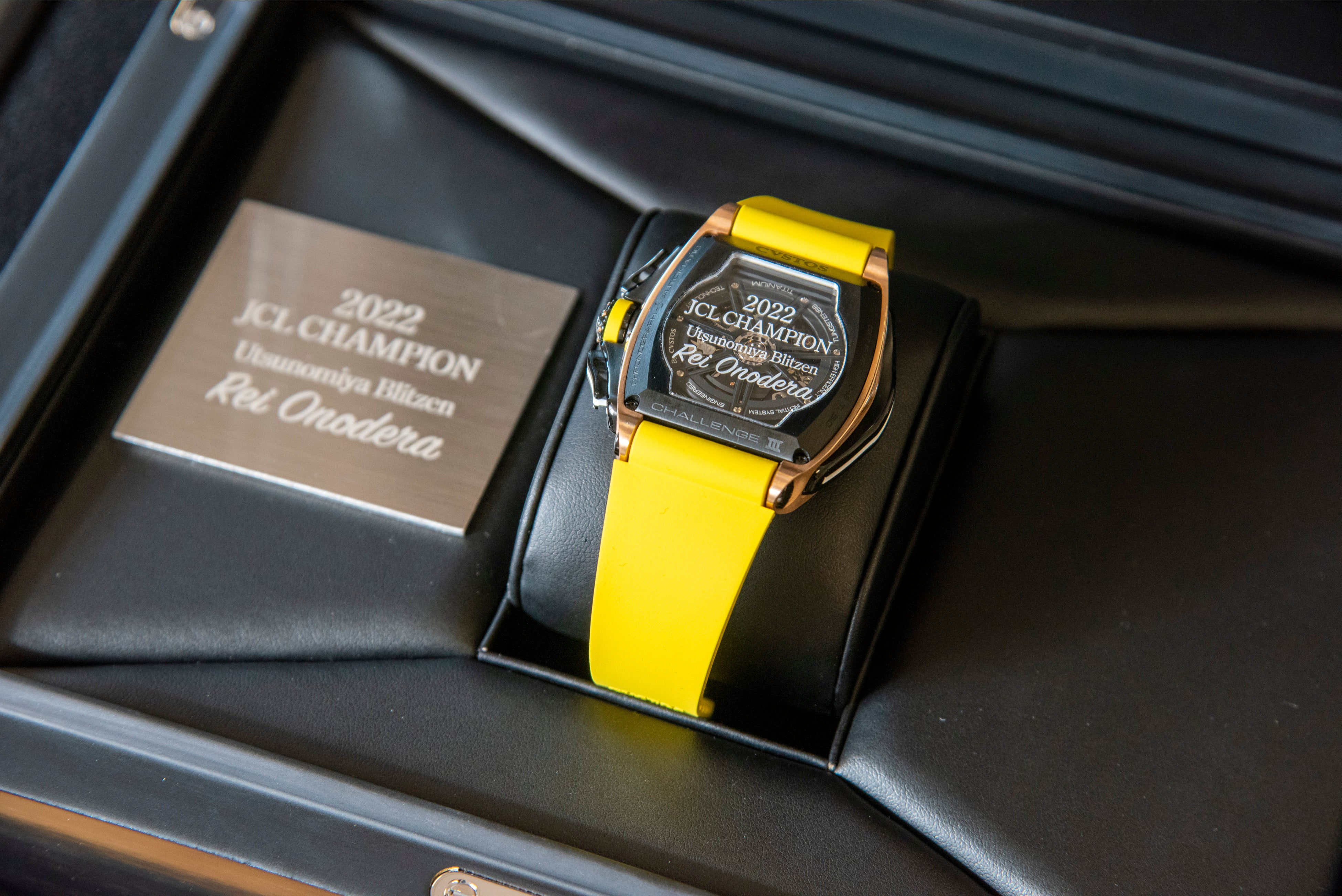 2022Yellow Jersey Champion Watch（裏蓋）