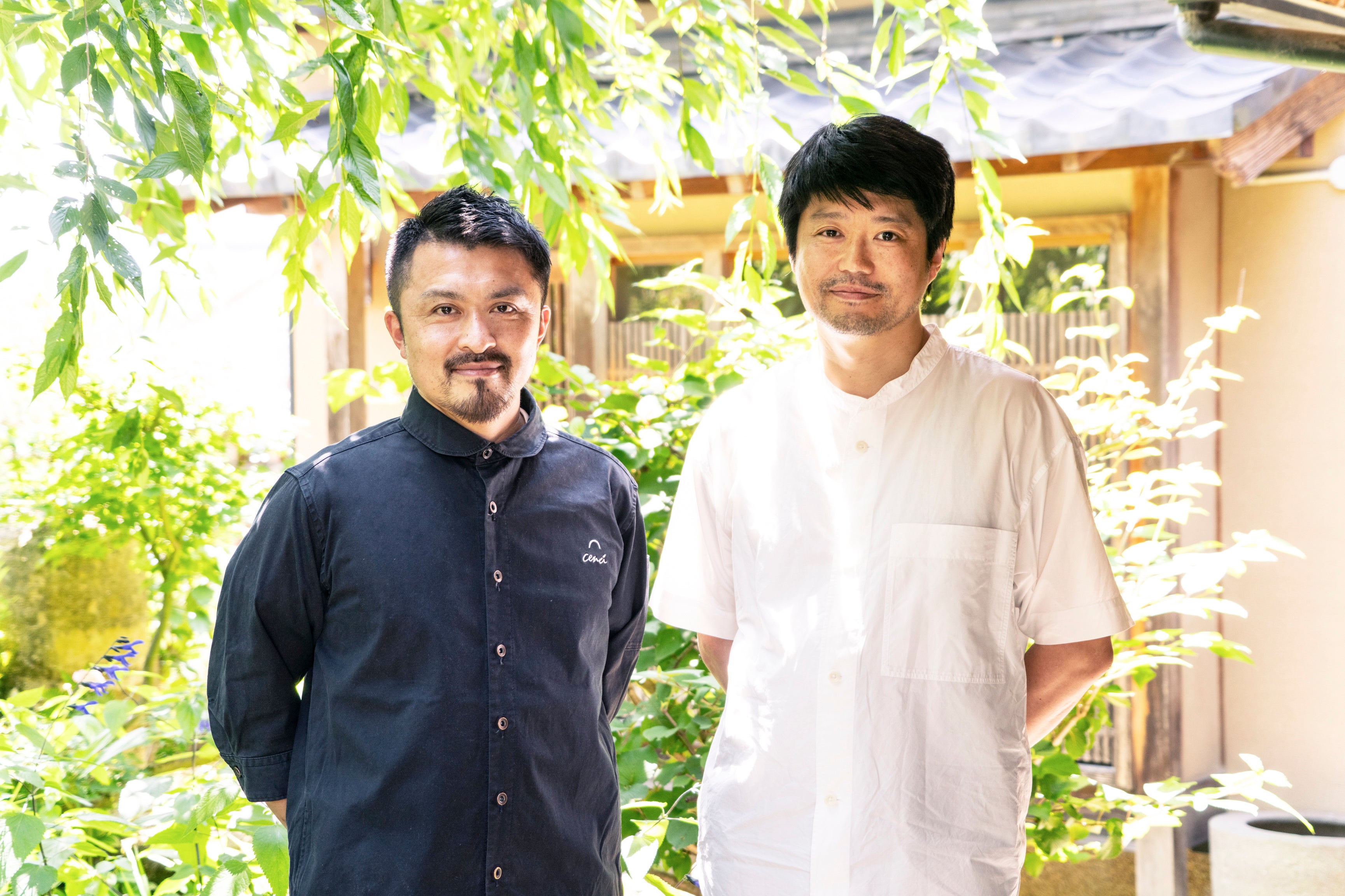 左から坂本健(cenci)と吉岡幸宣(縄屋)