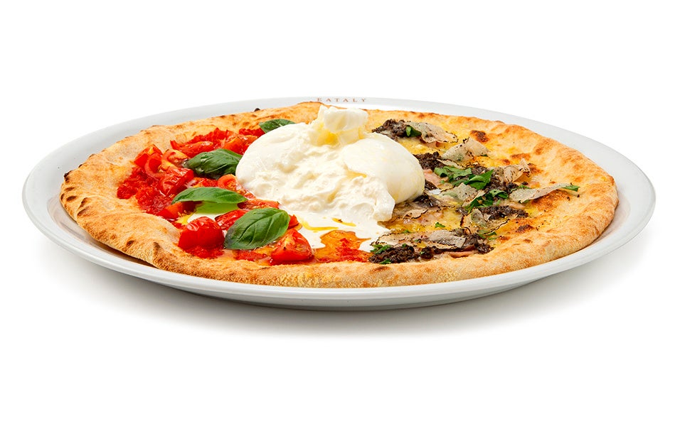 ピッツァ・ブッラータ・ドゥエ・グスティ