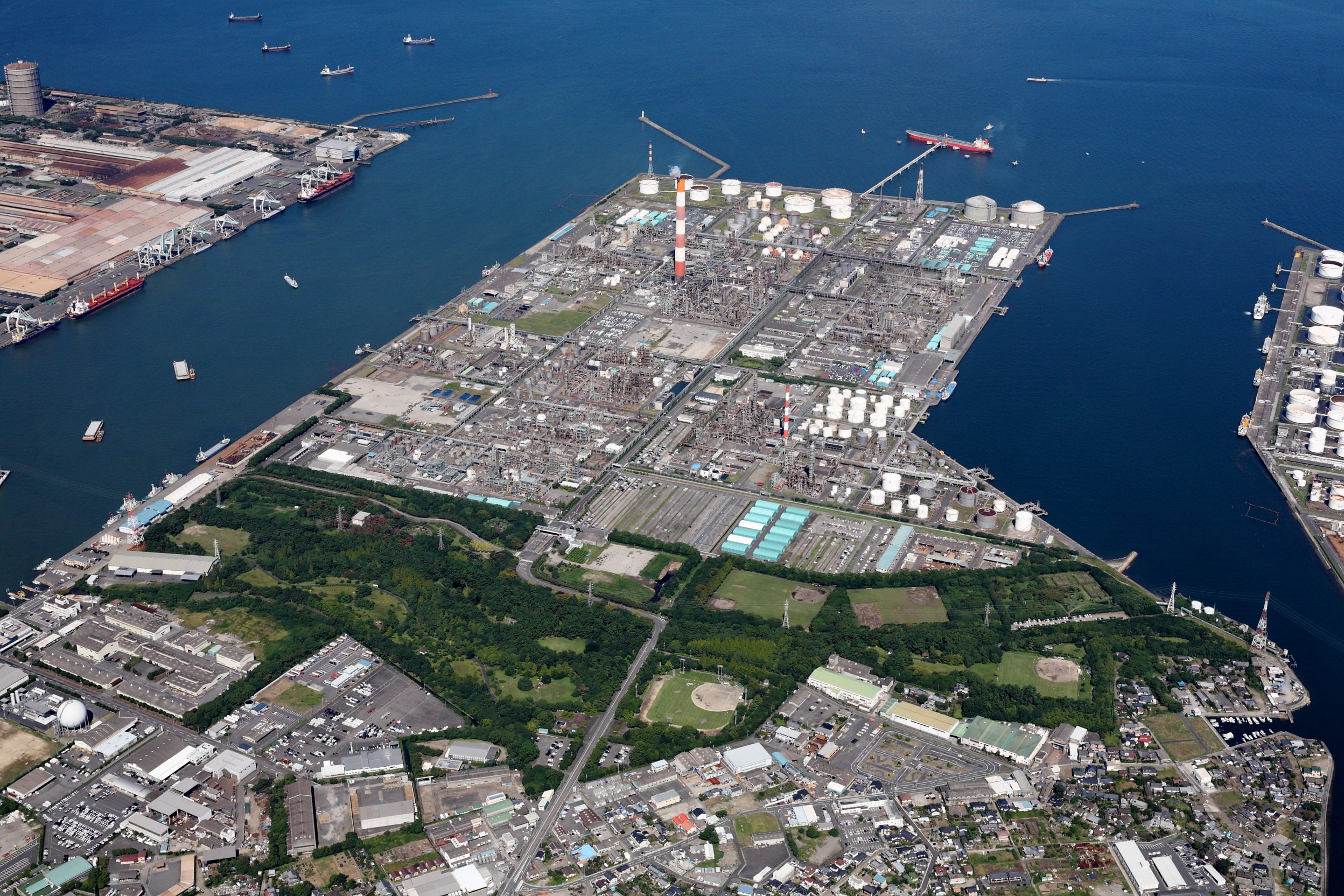 大分コンビナート航空写真