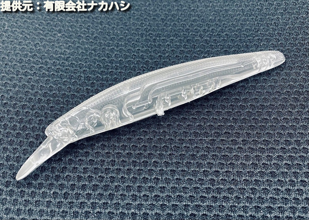 今般開発のPLA樹脂を使用したルアー