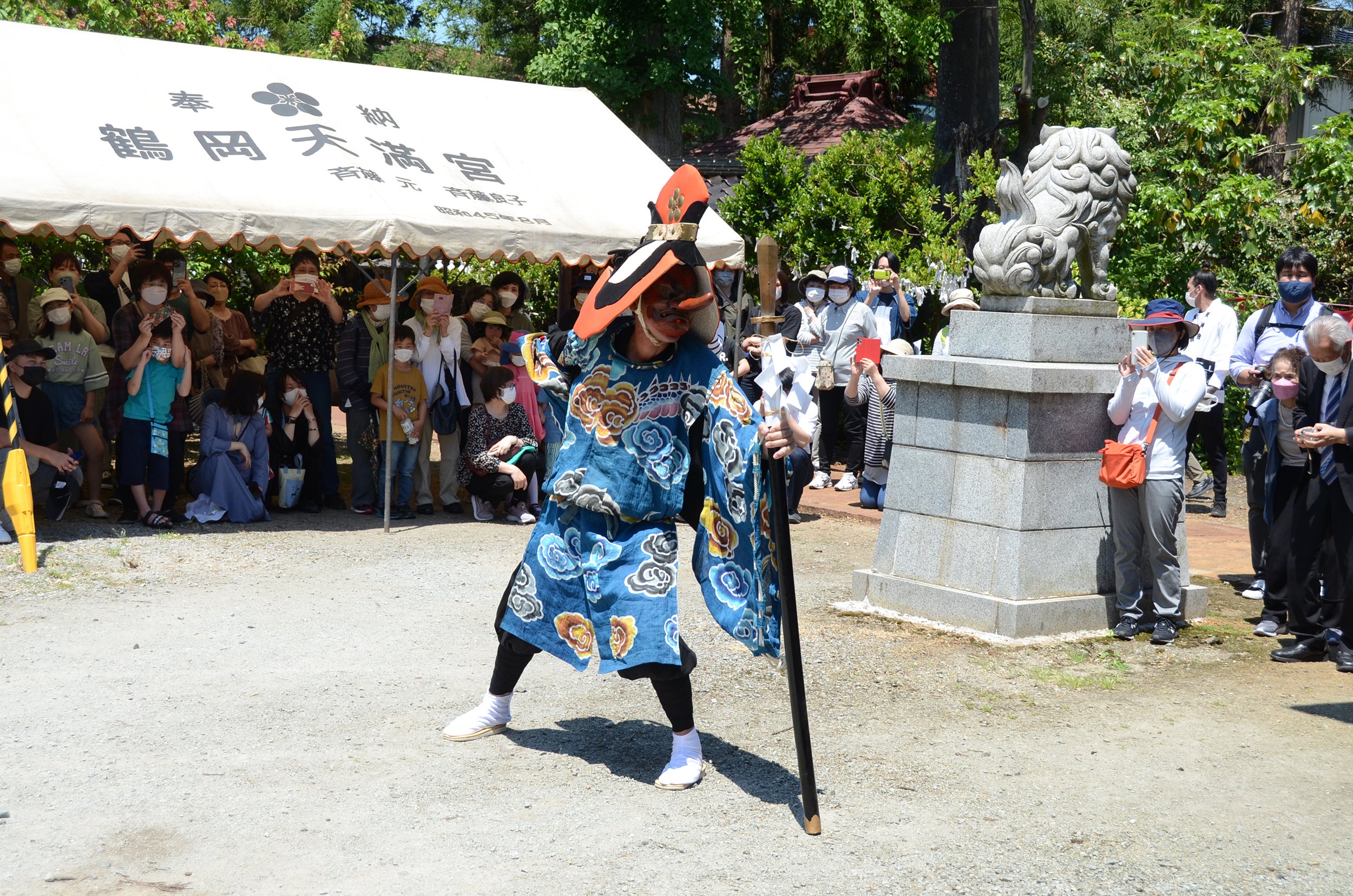 『値引き』パステル画　天神祭り 102262-13-