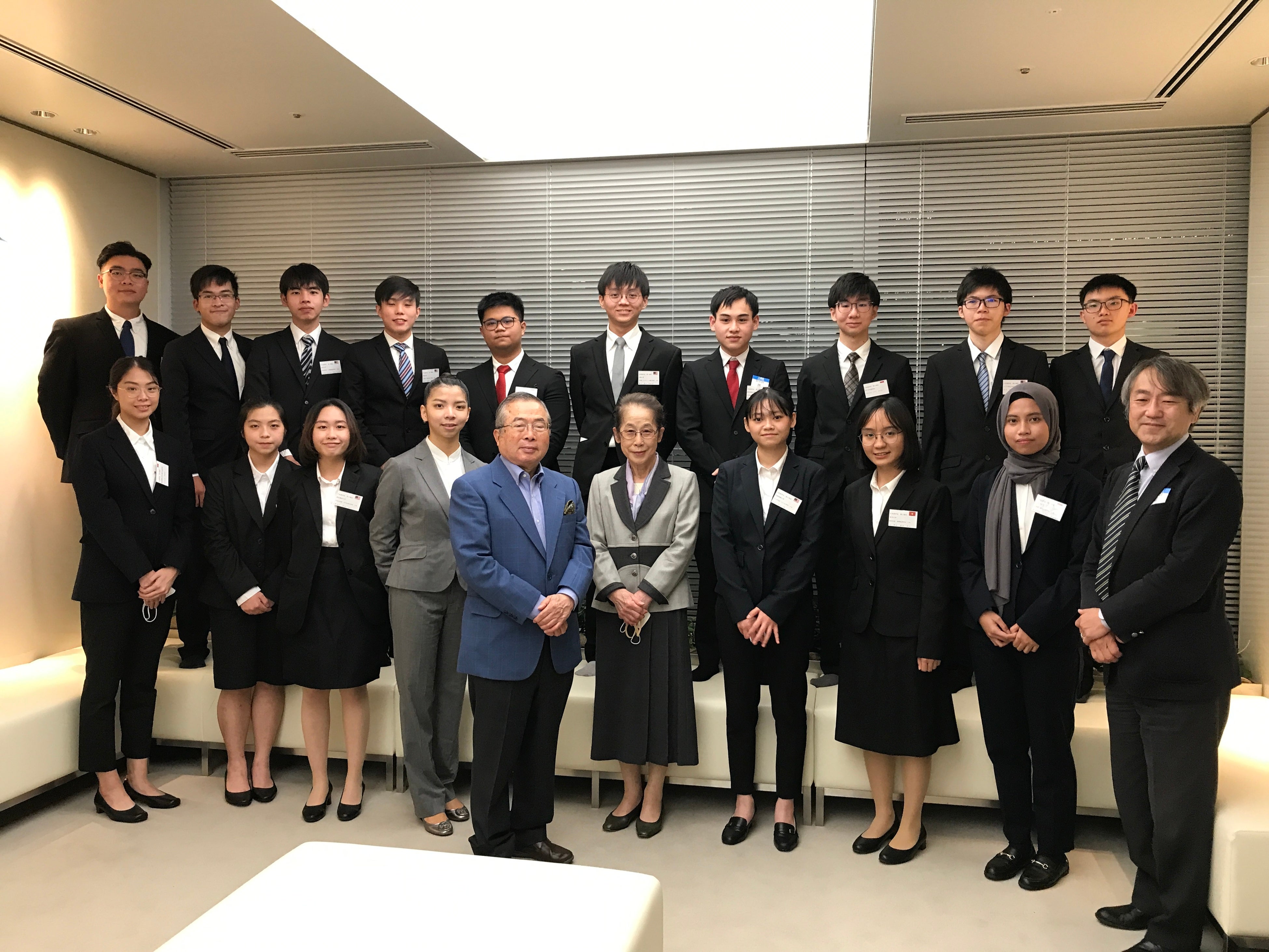 2021年度奨学生認定授与式にて