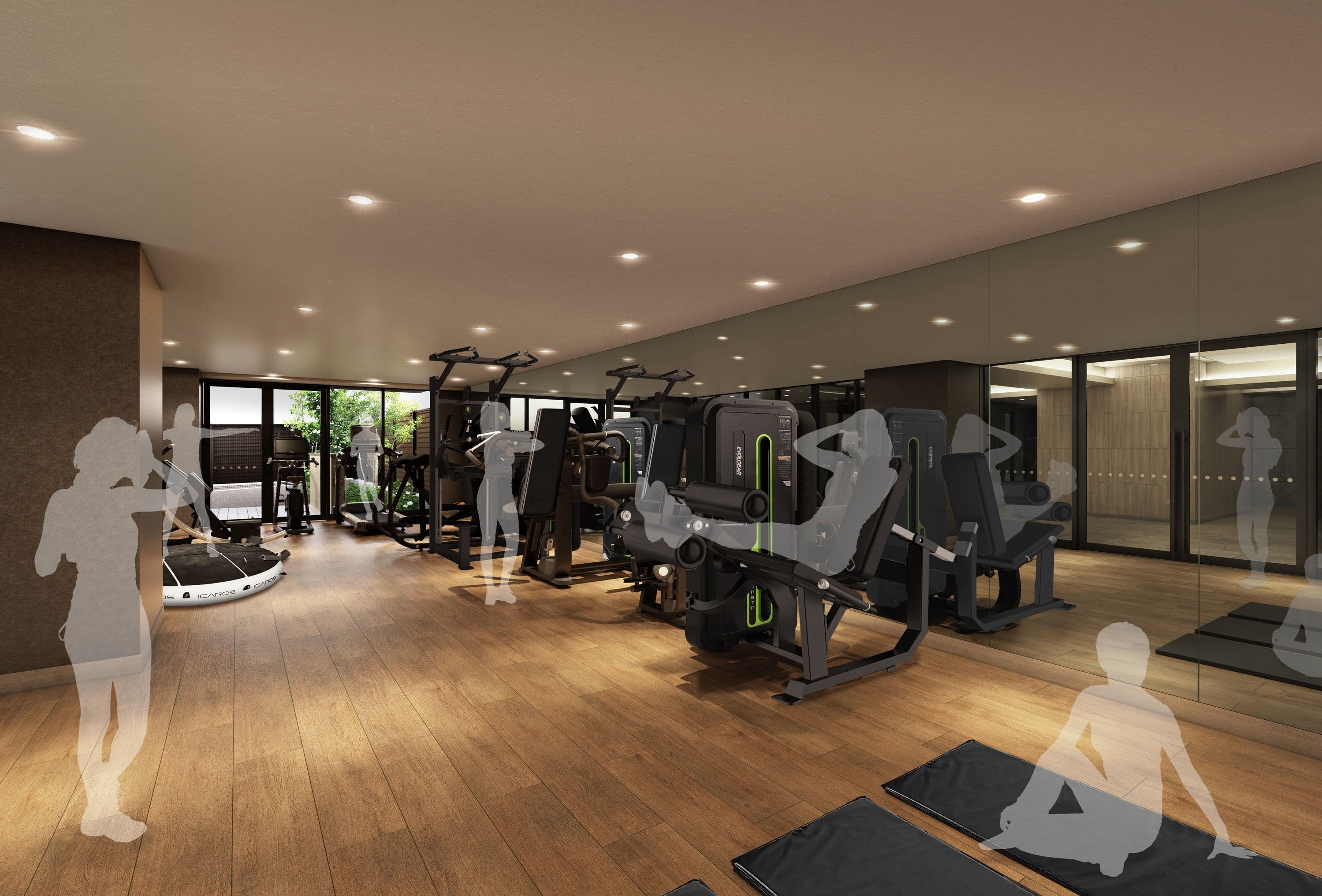 フィットネスジム完成予想図