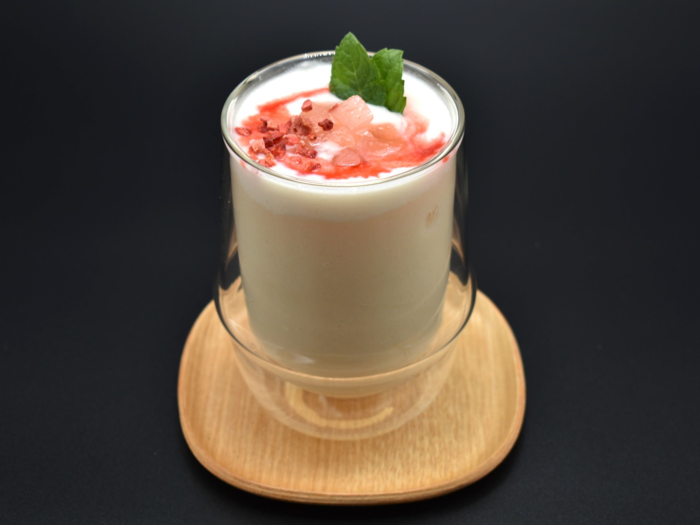 白桃とヨーグルトのスムージー