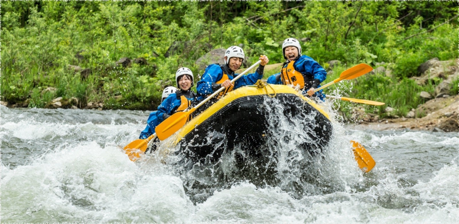 ラフティング・カヌーなどのウォーターアクティビティ