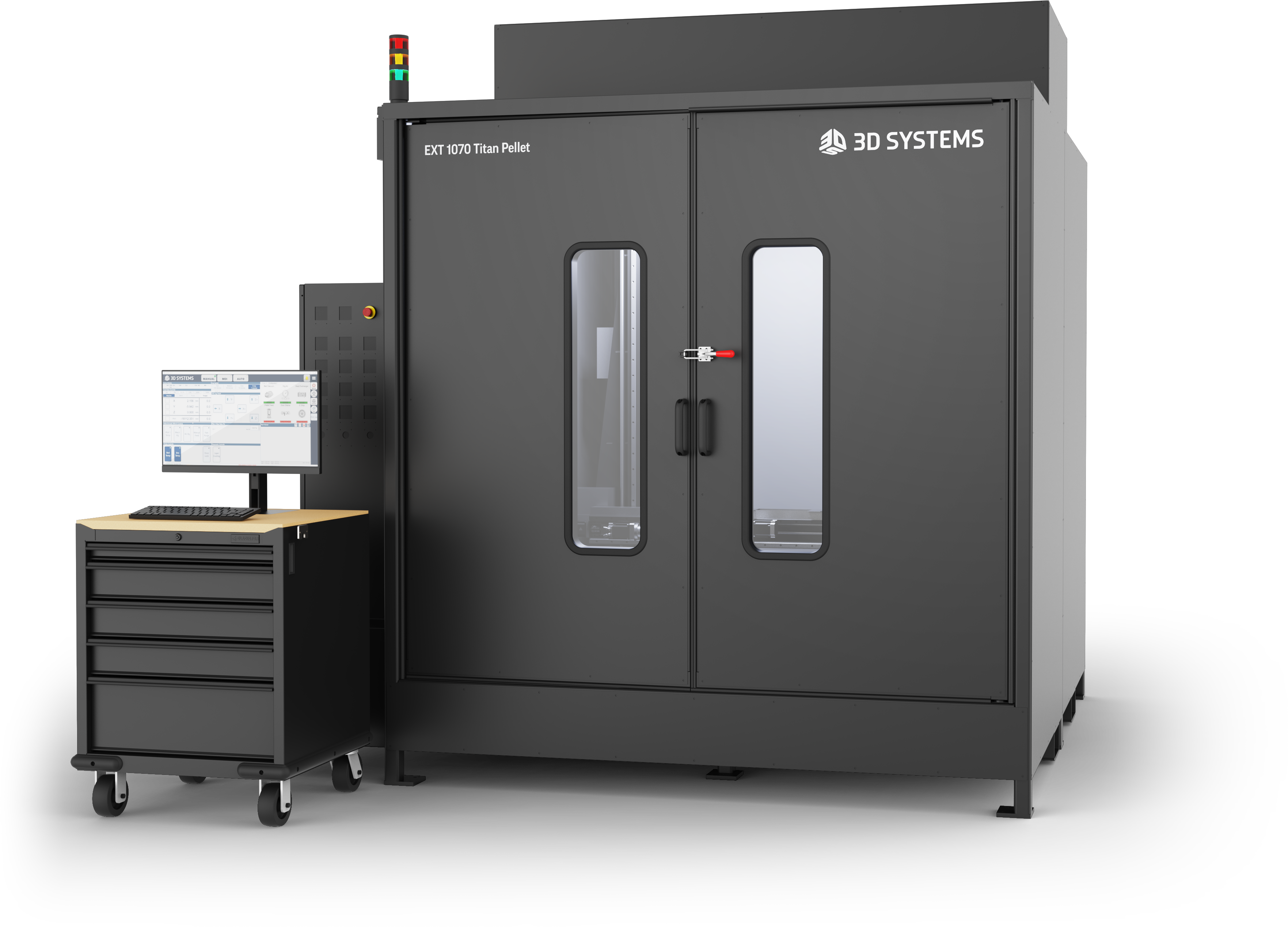 3D Systems の EXT 1070 Titan Pellet プリンタ。