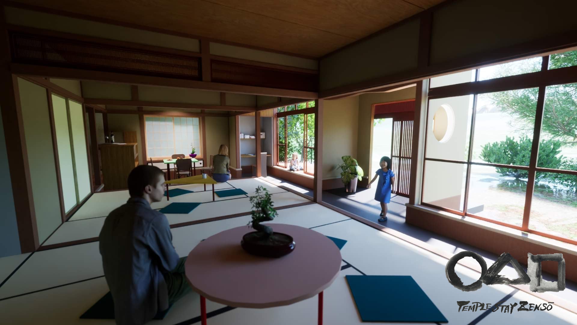 「TEMPLE STAY ZENSŌ」客室イメージ