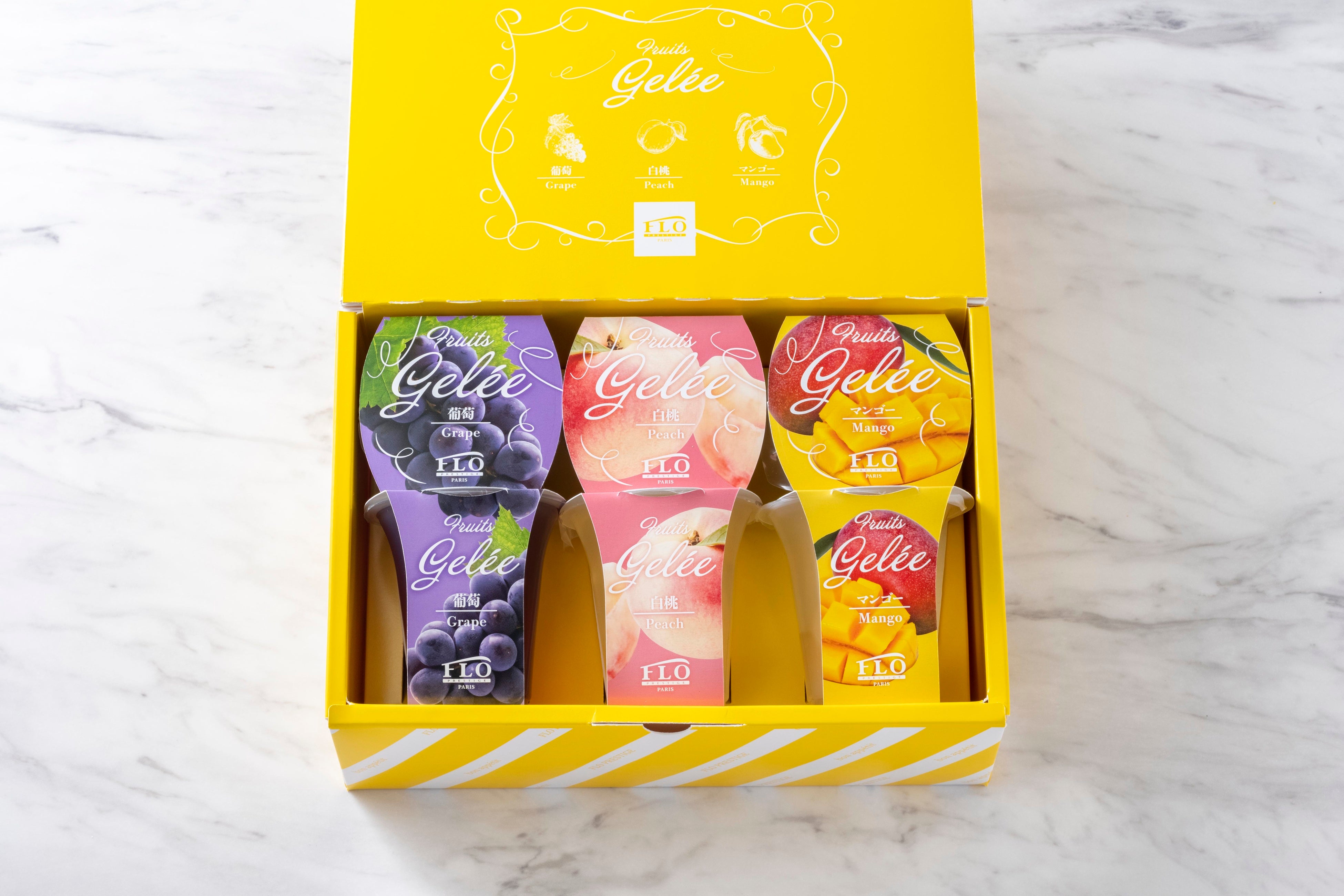フルーツジュレギフト６個入り内容