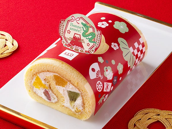 迎春　フルーツロールケーキ