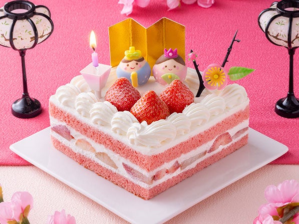 苺のひなまつりケーキ＜3～4名様分＞