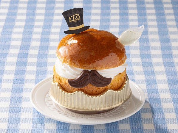 父の日限定：帽子ピックと髭チョコでパパスタイルに変身！