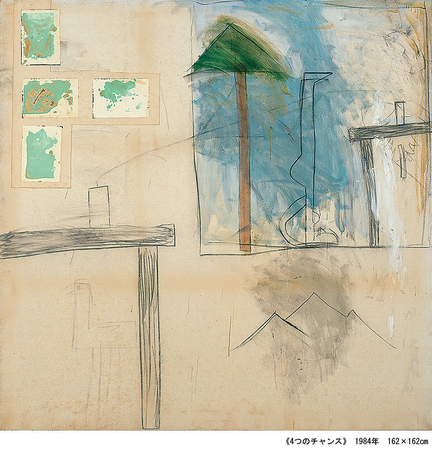 《4 つのチャンス》 1984年 162×162cm