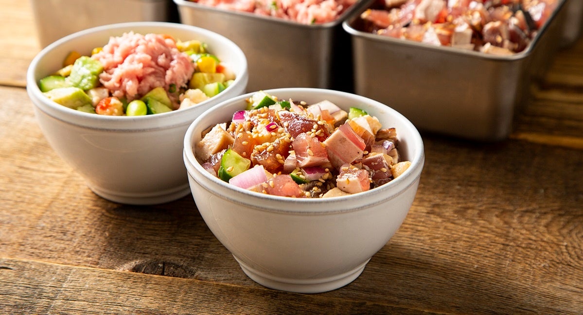 自分で作るポキ丼