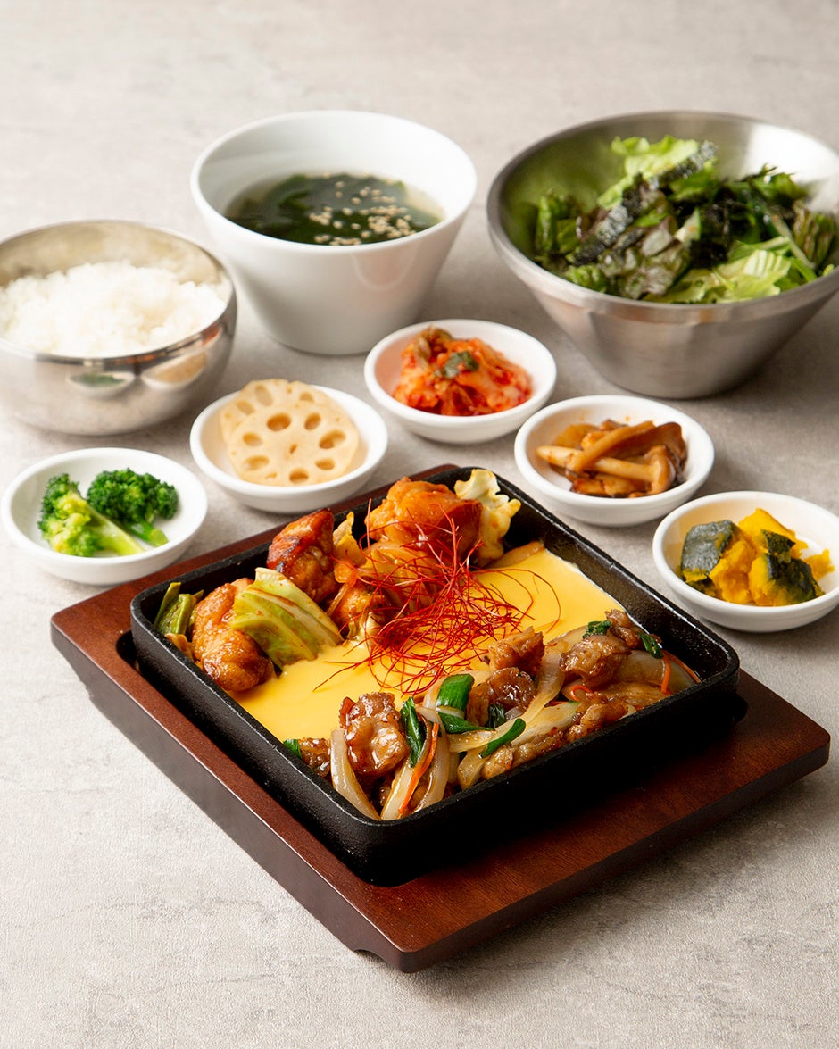 デジプルコギ&チーズタッカルビ定食（イメージ）