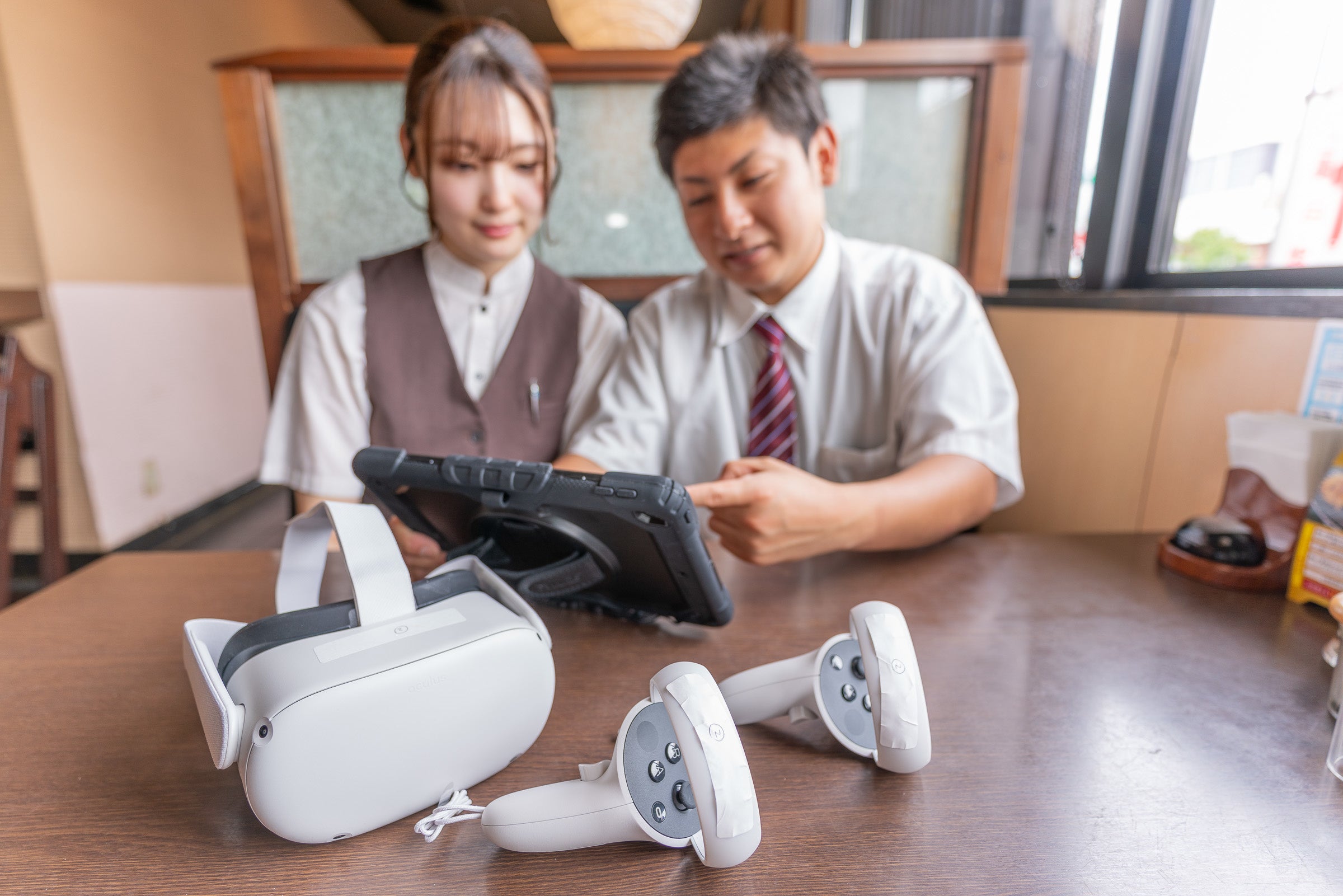 研修を行う弊社スタッフ