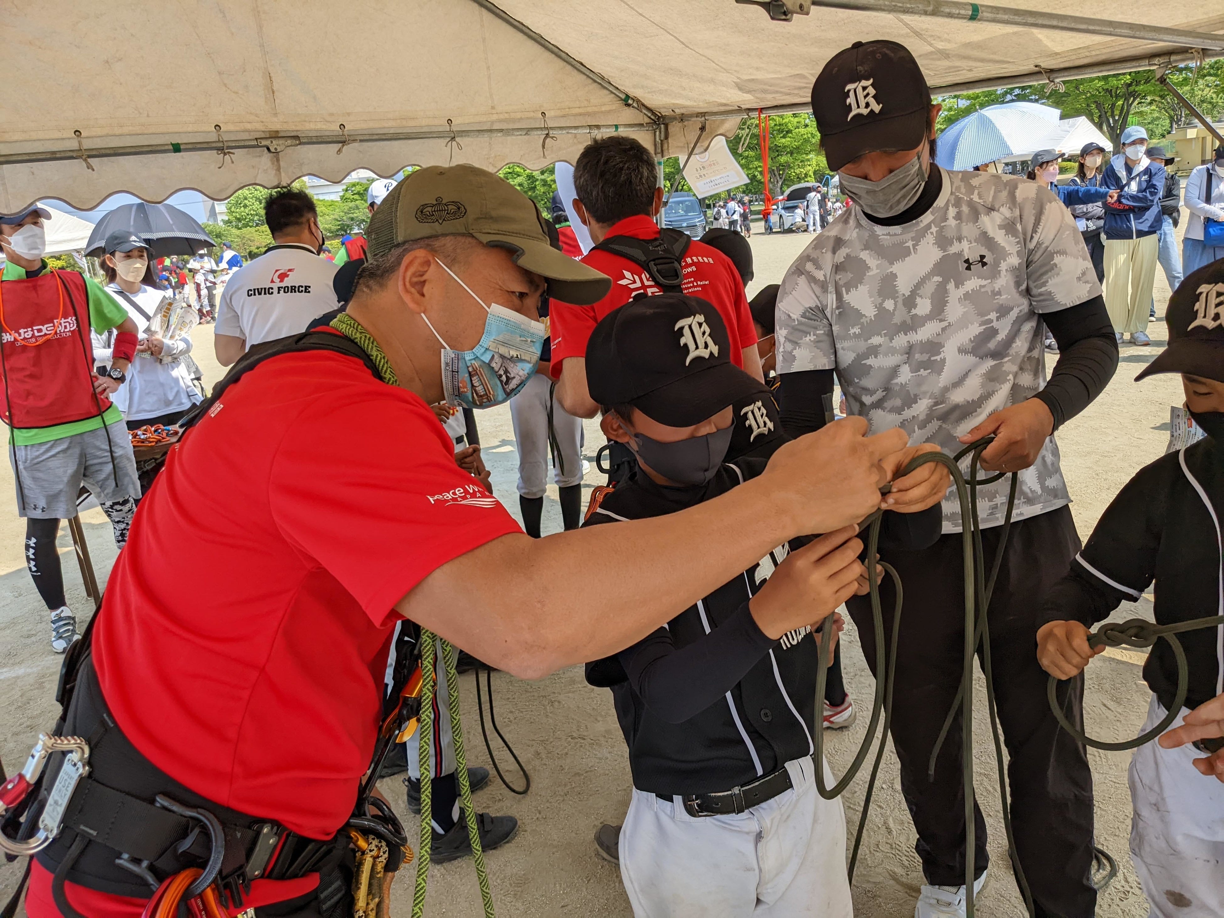 2022年5月8日に福岡県北九州市で開催した防災イベント