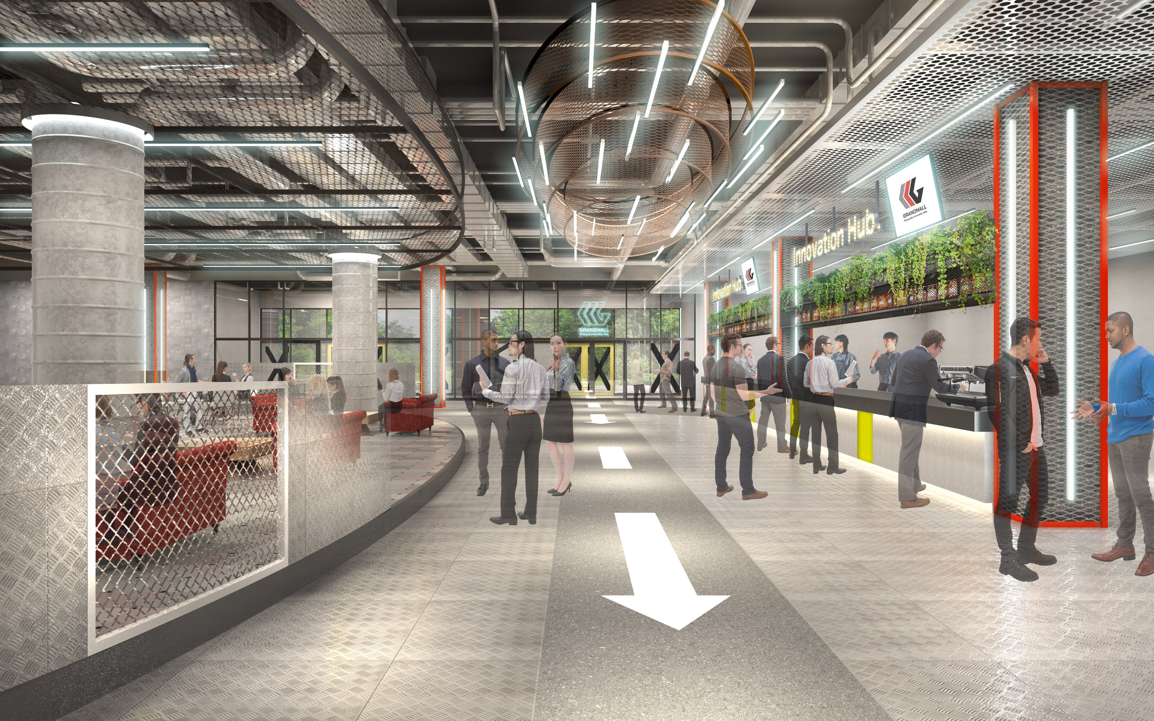 イメージパース：北九州イノベーションセンター