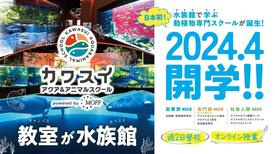 川崎水族館で水族館・動物施設への就職を目指す学校が開校！