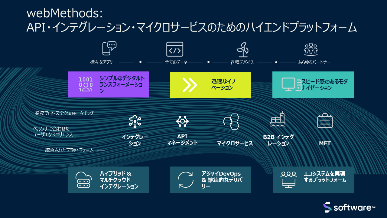 図1　「webMethodsシリーズ」の概要