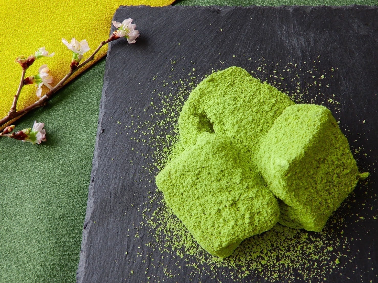 オーナーおすすめの生わらびもち抹茶