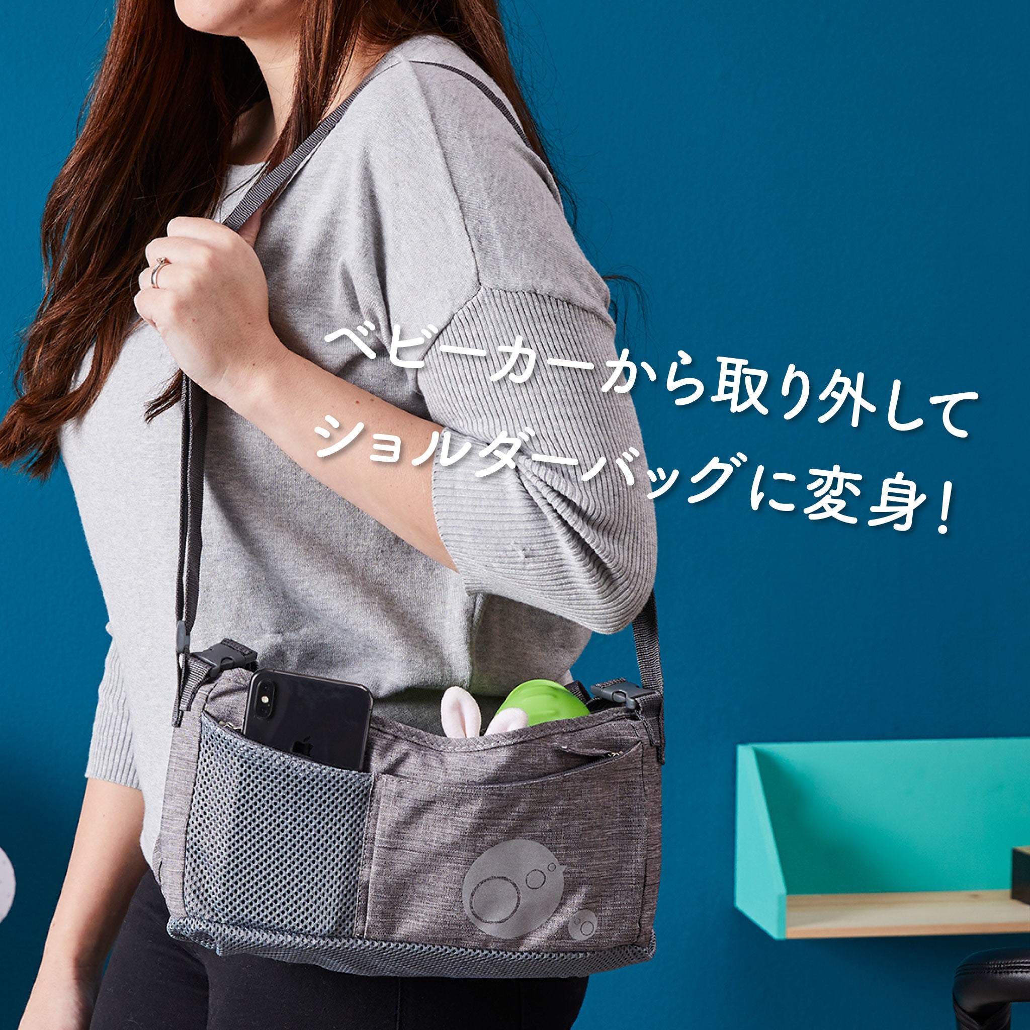 キッズベビーベスト⭐︎オーダー受付中⭐︎ オーガニックコットンの丸襟付き2wayドレス-日本製ベビー服PUPO