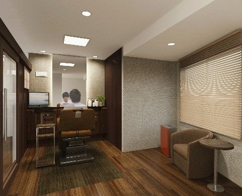 「アデランス宇都宮」男性用ブース